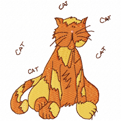 Cats Embroidery Design 1 Cats Embroidery Design 1